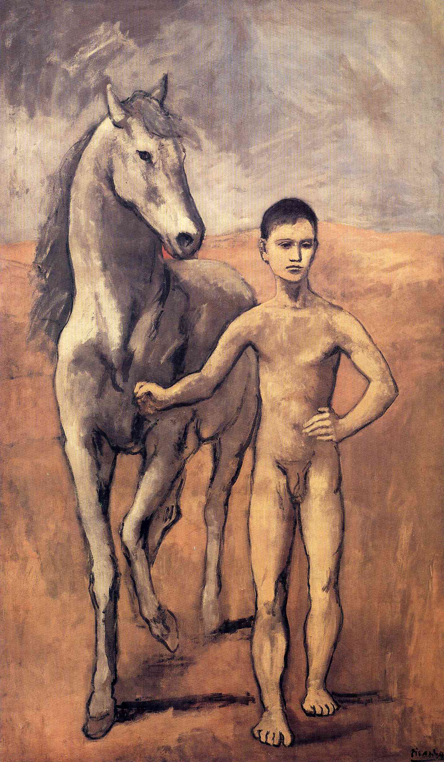 Picasso Boy leading a horse 1906